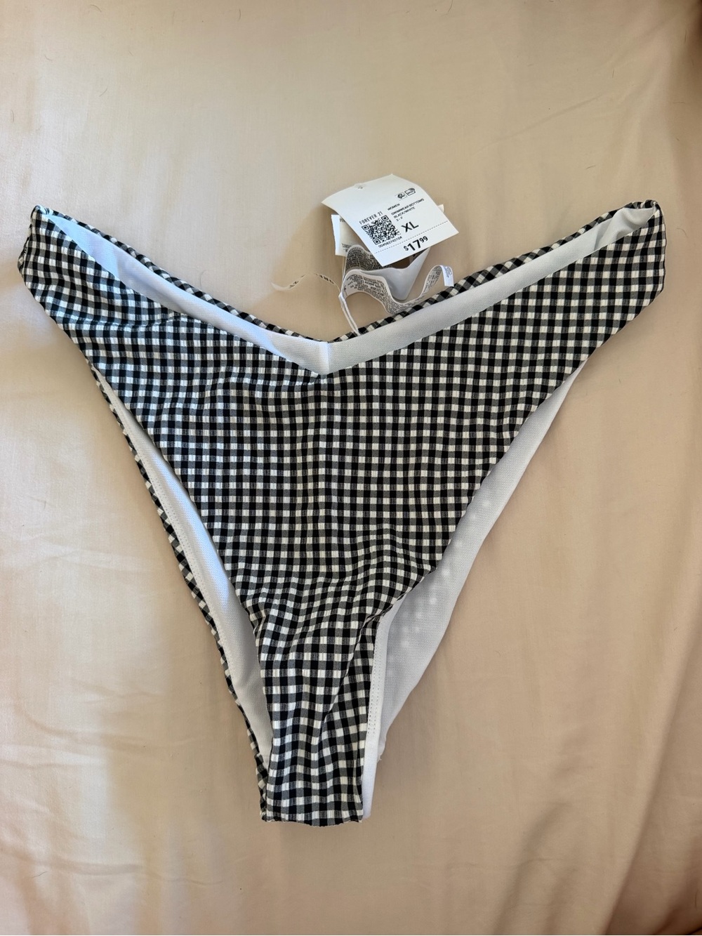 Black and White Bikini Bottom
